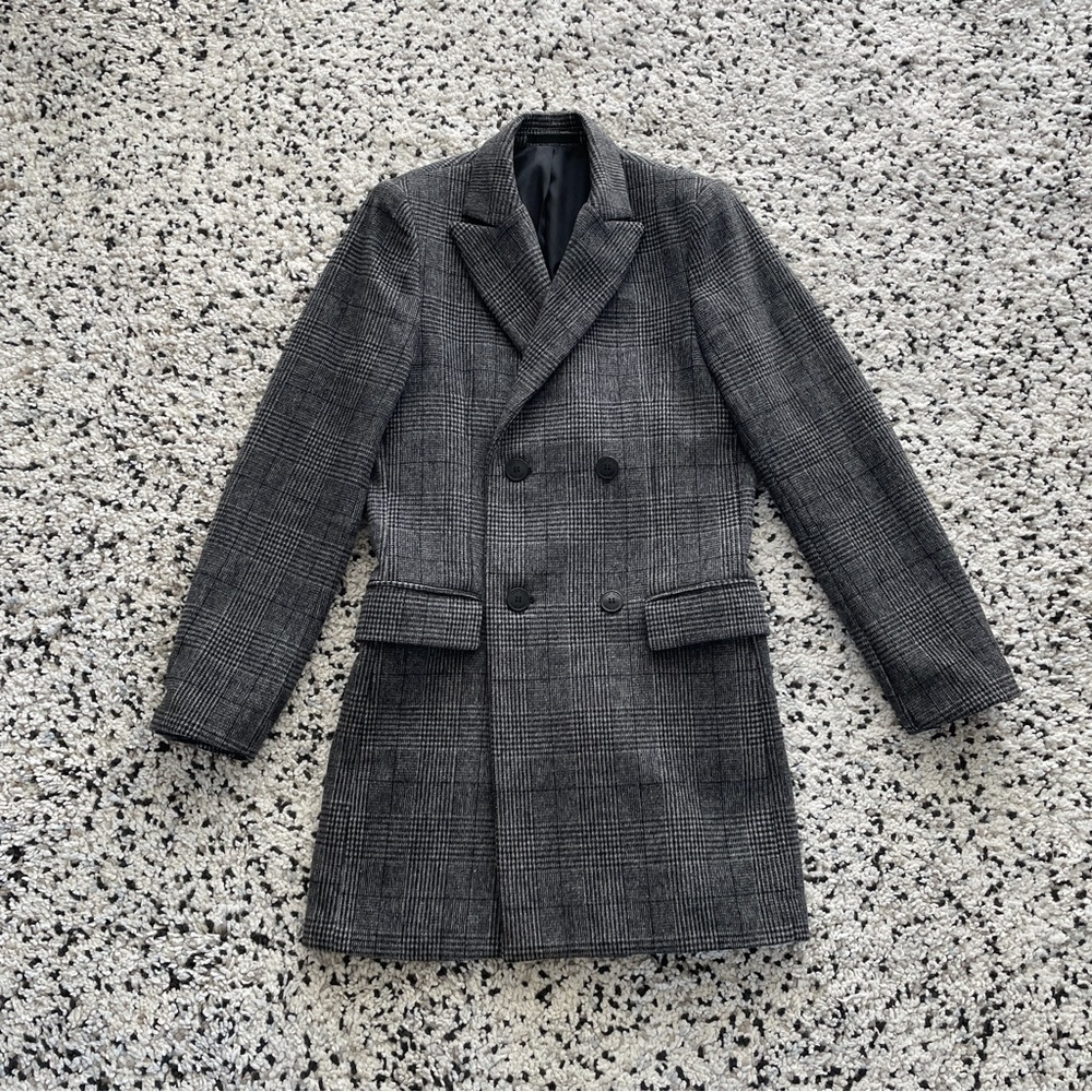 H&M Wool Blend Double Breasted Coat